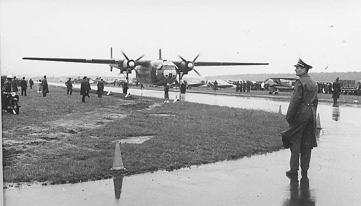 Noratlas am Flugplatz Karlsruhe-Forchheim